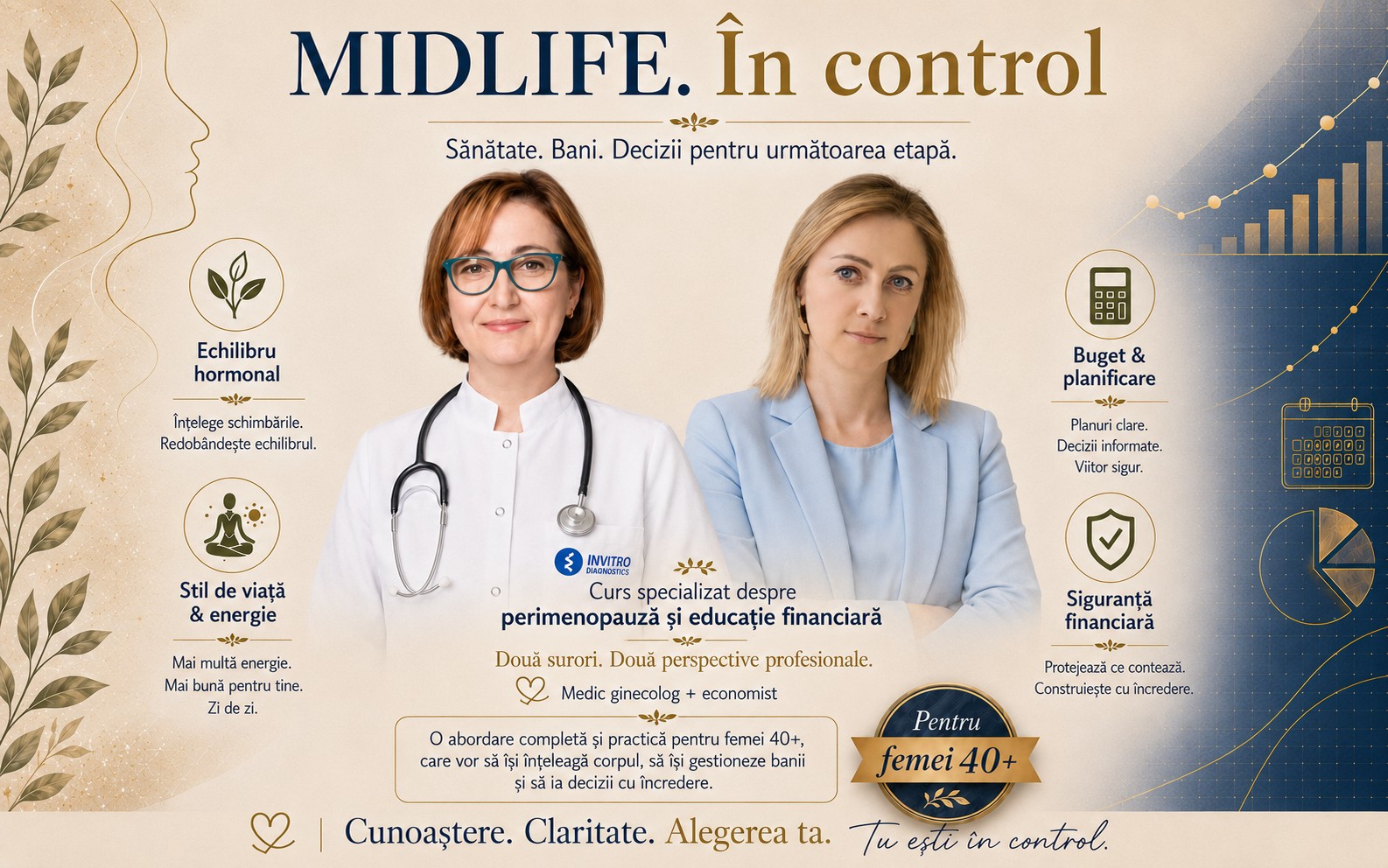 MIDLIFE. În control. — curs LifeHub despre perimenopauză și educație financiară